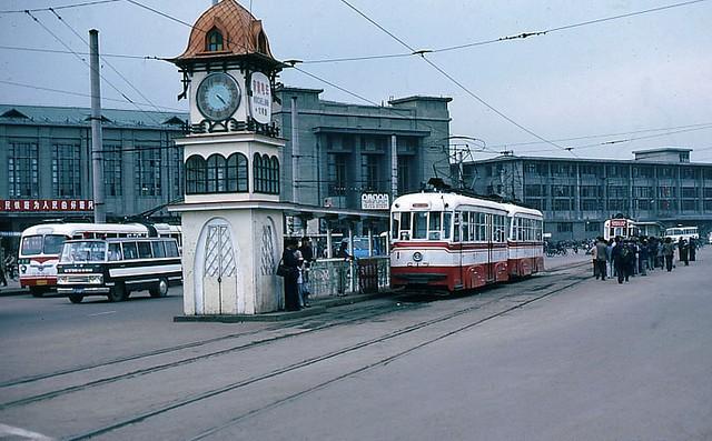 老照片的记忆1983年哈尔滨街景